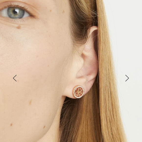 TORY BURCH The Miller Pavé Stud - Picture 3 of 3